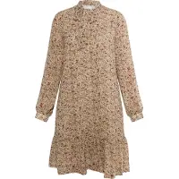 Usha Jurk crème / gemengde kleuren