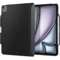 Spigen Enzo Armid Hoes Geschikt voor Apple iPad Air 13 (2024/2025) - Aramide Back Cover Zwart