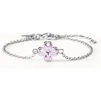 Purelei Cuore Rosé Armband Silver Maat: OS | Armbanden Outlet | Dames | Zilver
