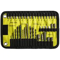 Ryobi Trousse textile 40 accessoires de perçage métal - bois - béton RAK40RM