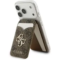GUESS 4G Stand & Mirror Magsafe Wallet Voor Iphone 12 13 14 Max