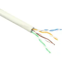 ACT UTP Cat6 netwerkkabel, 100 meter, Cat6, beige