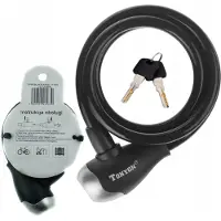 Tonyon Security Series - Kabelslot - 120 x 10 mm - Inclusief 2 Sleutels - Voor Fiets & Kinderwagen