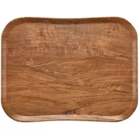 Cambro Century dienblad bruin olijfhout dessin 36 x 46cm, 1,5(h) x 46(b) x 36(d)cm