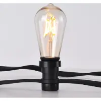 PrikkabelLED Prikkabel set met 3,5W filament lampen Ø60: optie dimbaar