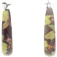 Behave - Oorbellen - Oorringen bloemenprint - retro stijl - dames