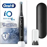Oral-B Oral B iO 6N - SMILE Black Lava Elektrische Tandenborstel Ontworpen Door Braun