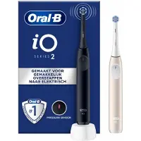 Oral-B 6x Elektrische Tandenborstel iO 2 Duo Zwart & Roze 1 set