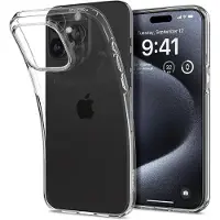 Spigen Liquid Doorzichtig iPhone 15 Pro Hoesje Transparant