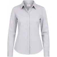 Greiff 6580 Blouse Verdekte Knopen Regular Fit Dames Essentials - Chiffon | Maat: 38