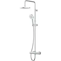 AM.PM X-Joy - Regendouche met Thermostaatkraan - Chroom Doucheset - Handdouche met 3 functies - Hoofddouche 23 cm