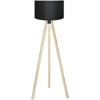 Lux.pro Staande lamp 'Newport', 1 x E27, zwart