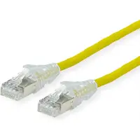 Secomp DÄTWYLER patchkabel Cat.6 (klasse E) S/FTP, CU 7702 flex LSOH, Hirose TM21, geel, 5 m