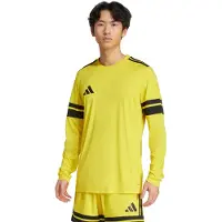 Adidas Squadra 25 lang袖 trainingsshirt, model M, kleur: geel/zwart