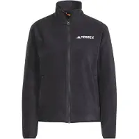 Adidas Functionele fleece jas 'Essentials' zwart / wit