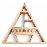 Ancient Wisdom Driehoekig wandrek met lade