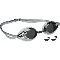 Avento - Zwembril Racing Volwassenen - Zilver - Anti-condens & UV-bescherming