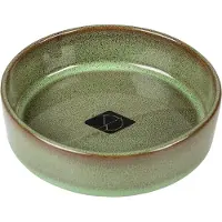 D & D kat eet- en drinkkom groen - 200 ml - 13.5 cm