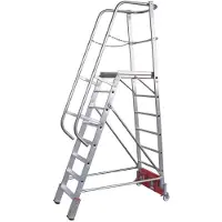 Krause Platformladder, Vario Alu, 10 treden