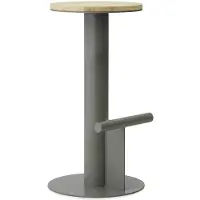 Normann Copenhagen Pole barkruk 75cm pine/grey