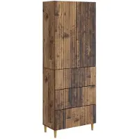 vidaXL Kast Set 2 st Bewerkt hout