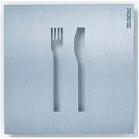 Siedle S. & Soehne Oriëntatiebord 154x154mm Restaurant OSP 0002