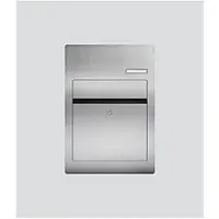 Siedle 210010196-00 BK/NS-1 Brievenbus Staal niet roestend Zilver