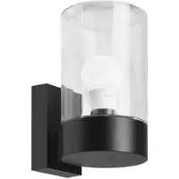 Brumberg Wandlamp buiten Cooquee, dimbaar, zwart, Aluminium, Modern, Wandlamp buiten