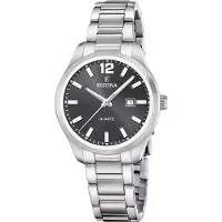 Festina Analoog horloge 'Acero Clasico' donkergrijs