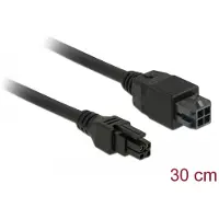 DeLOCK Stroom Aansluitkabel [1x Micro Fit 3.0 4 Pin stekker - 1x Micro Fit 3.0 4 Pin bus] 30 cm Meerdere kleuren