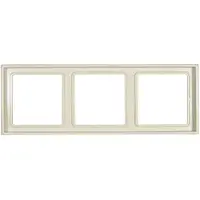 JUNG LS983W Frame 3-voudig LS 990 Crème-wit 1 stuk(s)