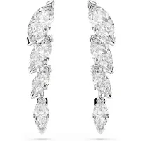 Swarovski Oorbellen 'MESMERA' zilver / wit