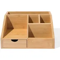 HEMA Bureau Organizer 11x19.8x15 (bruin)