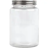 Vogue glazen pot met schroefdeksel 550ml (6 stuks)