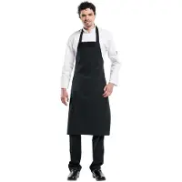 Chaud Devant Basix 536 Bib Apron Black