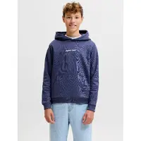 Jack & Jones Junior Sweatshirt 'JORNORREBRO' navy / wit