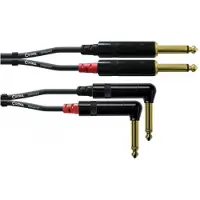 Cordial CFU 3 PR Dubbele jack kabel 3 m - Audio kabel