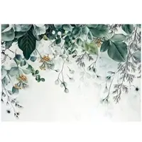 WALLARENA - Fotobehang - 350x250 cm - Fototapet met hangende groene bladeren voor slaapkamer en salon van vliesbehang