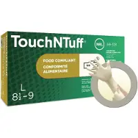Ansell TouchNTuff 69318080 Wegwerphandschoen 100 stuk(s) Natuurlatex Maat (handschoen): M, 7.5, 8 EN 21420:2020
