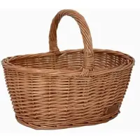 UNUS Wilgenmand Boodschappenmand 36x16x26cm bruin