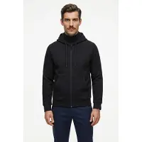BOSS Sweatvest 'Saggy' nachtblauw