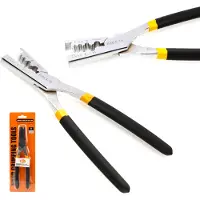 Rosfix Krimptang – voor Geïsoleerde en Ongeïsoleerde Adereindhulzen | 0,5–16 mm2, Rubbergrepen, 220 mm