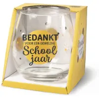 Miko Wijnglas School jaar Proost! (transparant)