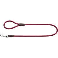 Hunter Looplijn Freestyle Nylon Rond - Hondenriem - 110x0.8 cm Bordeaux