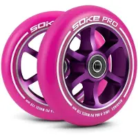Soke Scooterwielen 110 mm - roze - 2 st