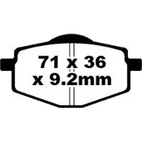 EBC Brakes SFA101 Remblokken