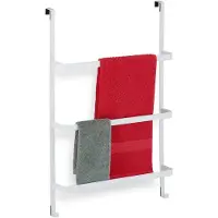 Relaxdays Handdoekhouders + handdoekhaken, Handdoekhouder