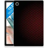 B2Ctelecom Samsung Galaxy Tab A8 2021/2022 Hippe Hoes Geruit Rood