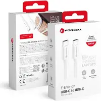 Forcell USB-C - USB-C kabel - 100W Power Delivery i QC 4.0, merk chip - 2 m, USB-kabel