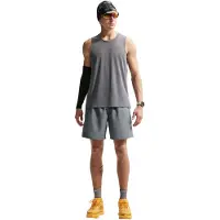 Nike Miler 7"Brief-Lined Trainingsbroekje Donkergrijs Zilver